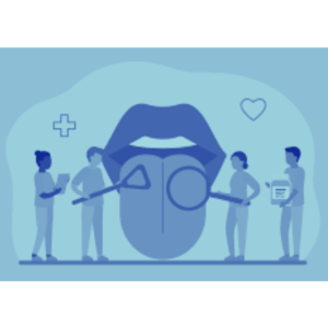 Shows the signs and symptoms of lichen planus