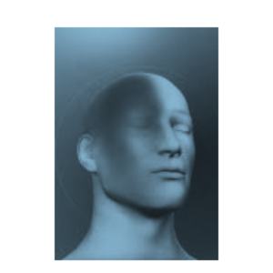 This image shows a person suffering from Migraine